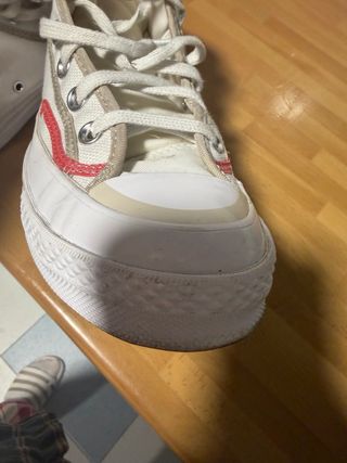 Converse Edición Limitada Blancas Rojas