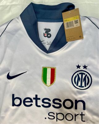 Camisola Inter de Milão Branca 2002/2003