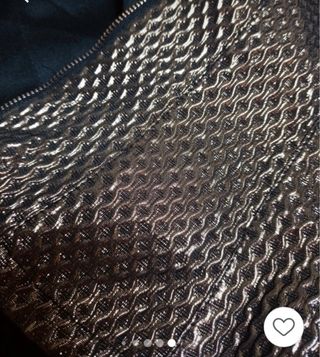 Top Corsé Mujer Negro y Dorado Talla S