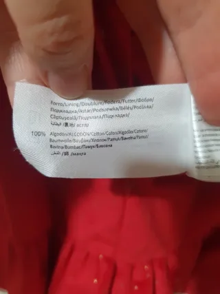 Nuevo Vestido rojo Mayoral 24 meses Ceremonia