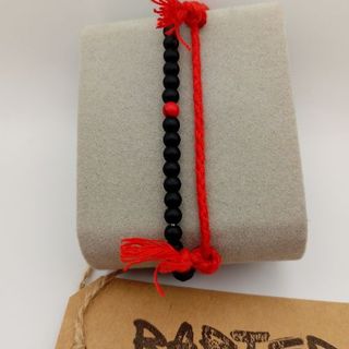Pulsera Barter 289-Tana roja y negra
