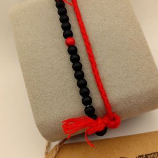 Pulsera Barter 289-Tana roja y negra