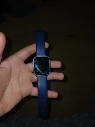 Reloj Inteligente Negro y Azul