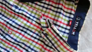 Camisa cuadros hombre