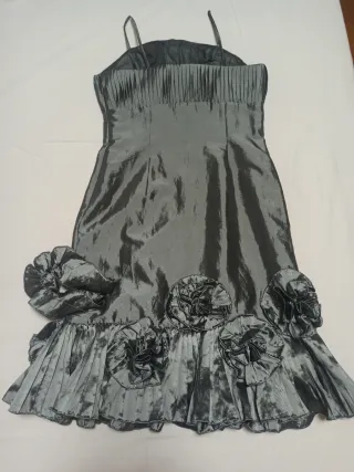 Abito da sera Vivaldi grigio/argento