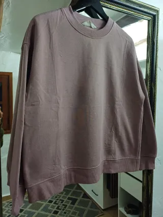 Jersey rosa cuello redondo