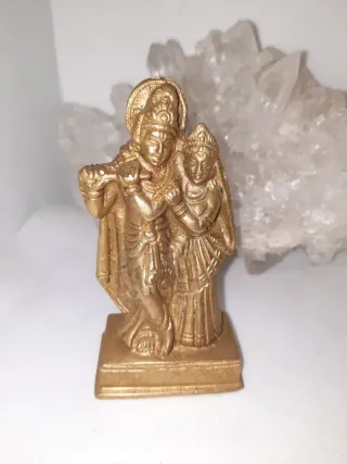 krisna estatua bronce 10cm nepal