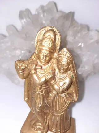 krisna estatua bronce 10cm nepal