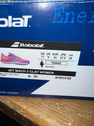 Zapatillas Babolat Talla 43