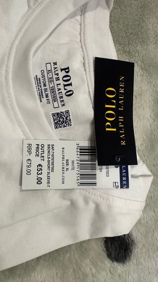 T-shirt Polo Ralph Lauren Branca XL