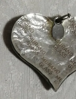 Cuore in vetro di Murano