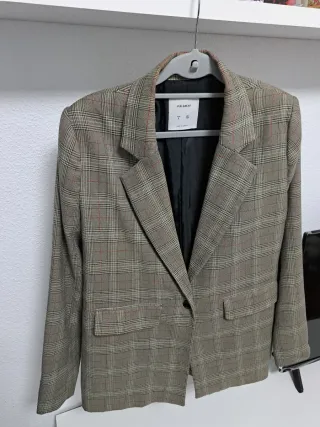 Chaqueta de cuadros unisex