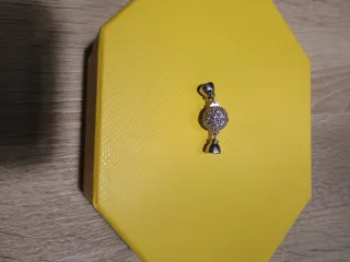 Broche plata circonitas para collar