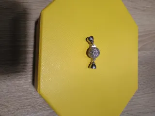 Broche plata circonitas para collar