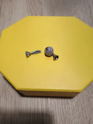 Broche plata circonitas para collar