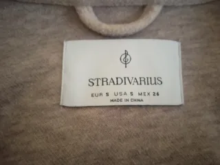 Chaquetón beige talla única