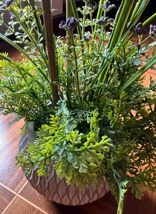 Piantina Artificiale Grigio/Verde