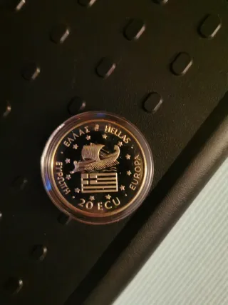 Moneda 20 ECU Grecia 1994