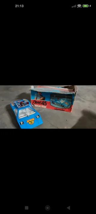 Macchina Polizia Vintage Radiocomandata Reel 45