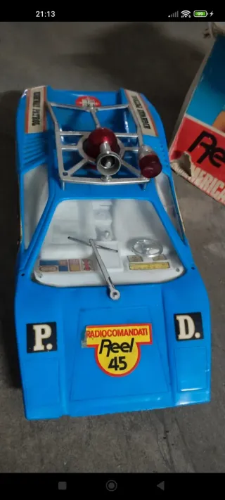 Macchina Polizia Vintage Radiocomandata Reel 45