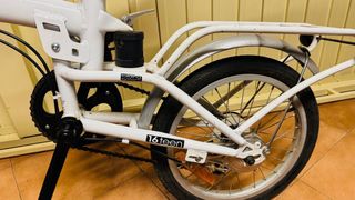 Bicicleta Plegable Blanca