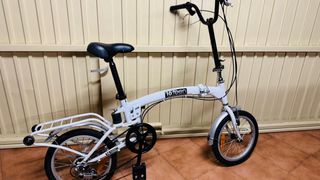 Bicicleta Plegable Blanca