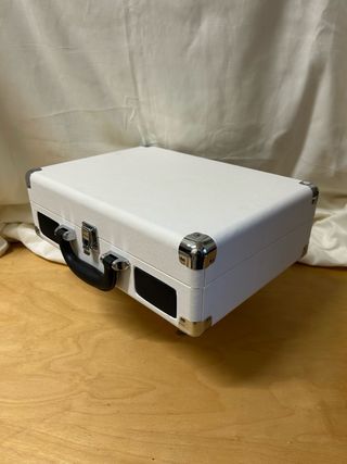 Tocadiscos Maletín Vintage Blanco