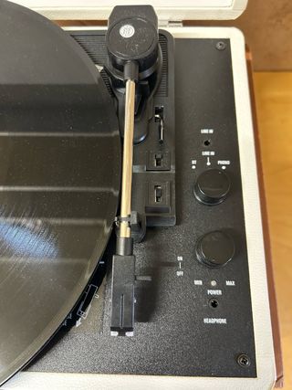 Tocadiscos Maletín Vintage Blanco