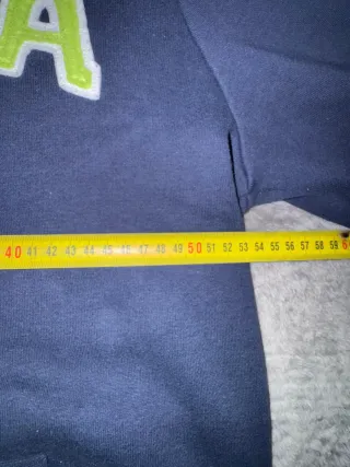 Chaqueta Hoddie Clasic Retro Y2K FILA azul verde M