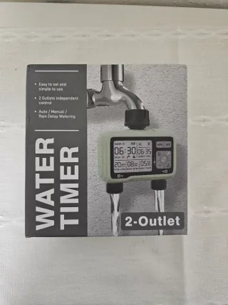 Irrigatore Automatico Da Giardino Timer a 2 Vie