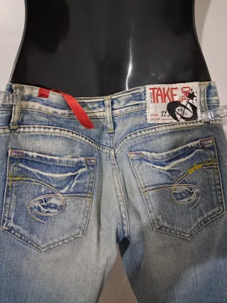 Jeans Take Two blu strappati