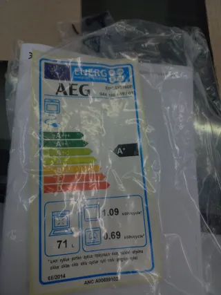 Horno AEG Negro Nueva con tara garantía + entrega