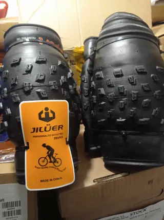 2 Cubierta Tubeless Jilüer 26x4.0 Fat Bike