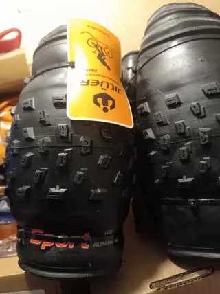 2 Cubierta Tubeless Jilüer 26x4.0 Fat Bike