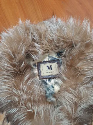 Cazadora Mayjas leopardo con cuello pelo