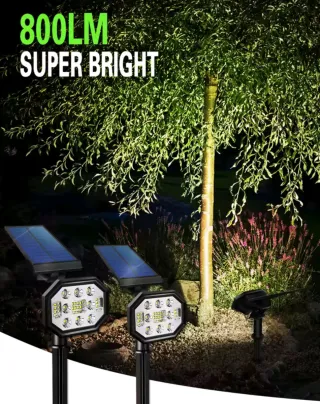 2 Farolas Solares Led para Suelo o Pared