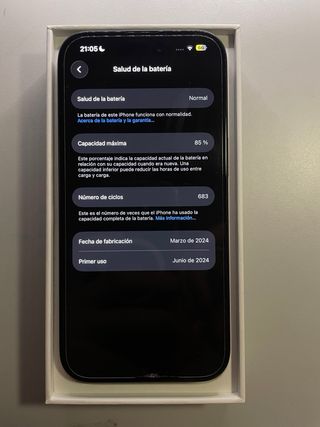 OFERTA!! iPhone 15 128GB Negro