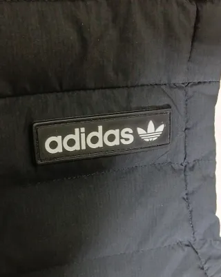 Gilet Bomber Smanicato Adidas Nero