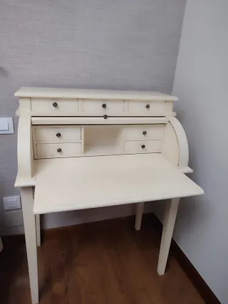 Tocador escritorio madera beige