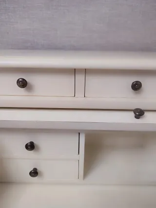 Tocador escritorio madera beige
