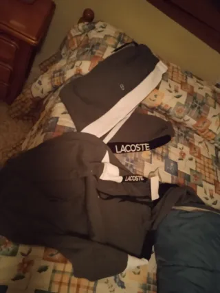 Chándal Lacoste Gris Talla L Nuevo No envio