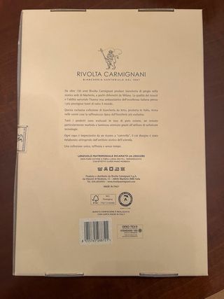 Completo matrimoniale Rivolta Carmignani