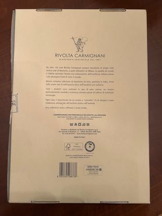 Completo matrimoniale Rivolta Carmignani