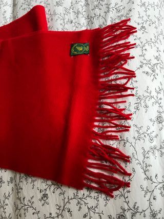 Sciarpa 100% Lana Vergine Rossa Conti