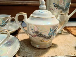 Juego de té japonés Dragonware Dragones