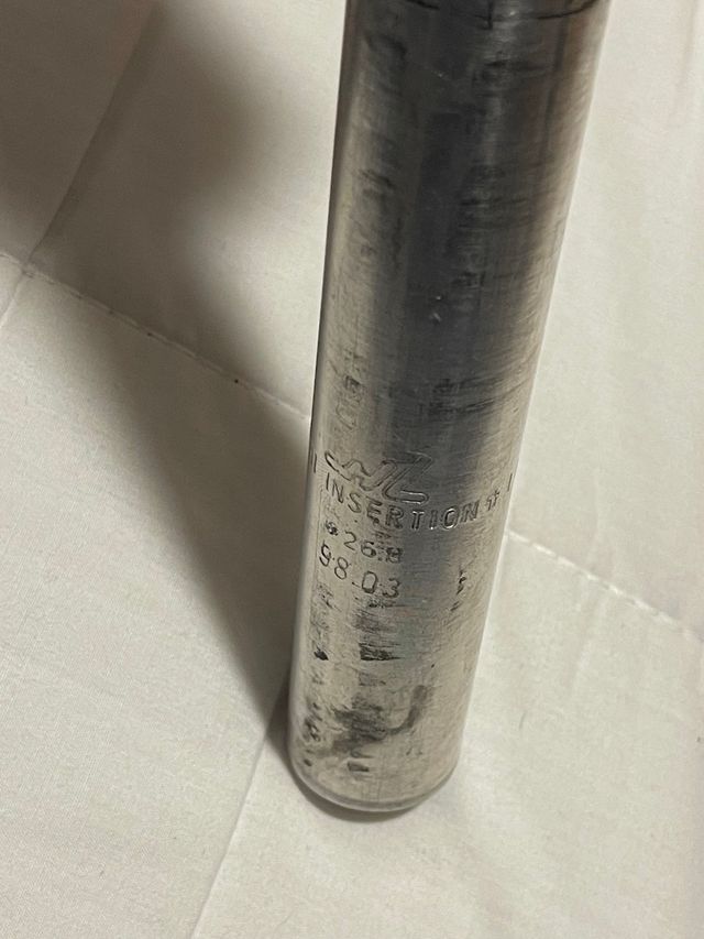 Tija Zoom hl Aluminio 26.8 x 300mm alumínio