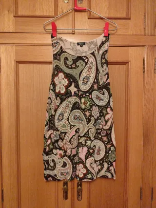 Vestido Mango Talla S Estampado Paisley