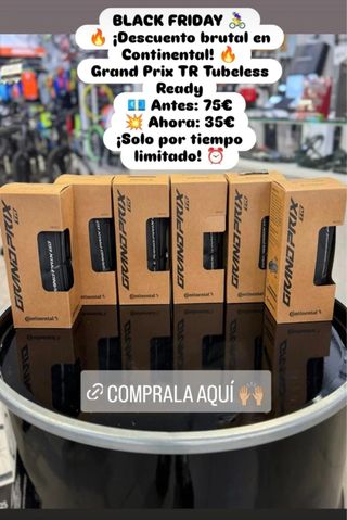 Cubiertas Continental Grand Prix TR Tubeless