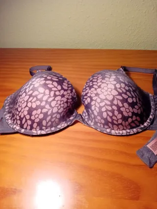Sujetador Hunkemöller gris y rosa