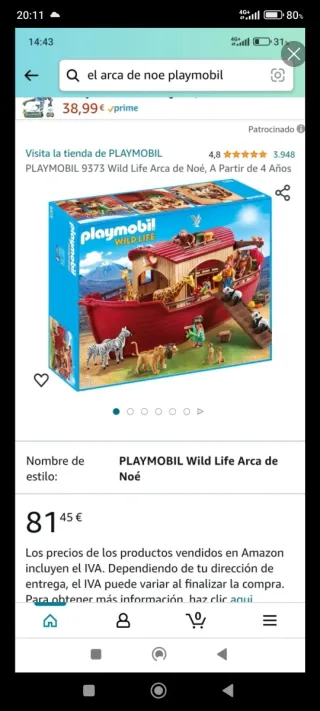 Arca de Noé Playmobil